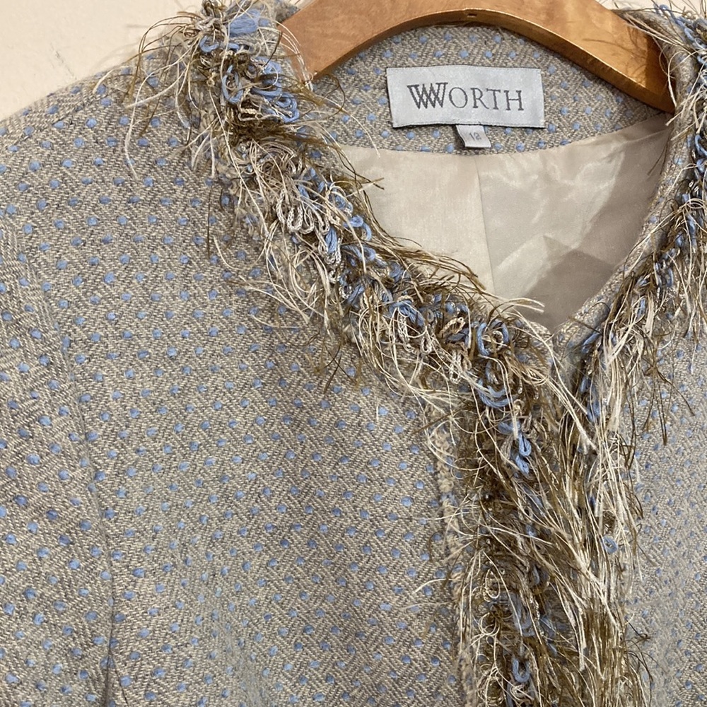WORTH New York Tweed Blazer - Picture 2 of 16